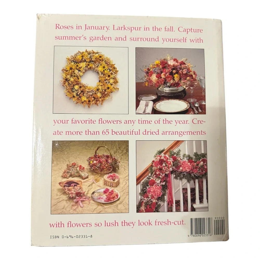 Floral Keepsakes Preserving & Arranging Dried Flowers Craft Guide Book Sunny